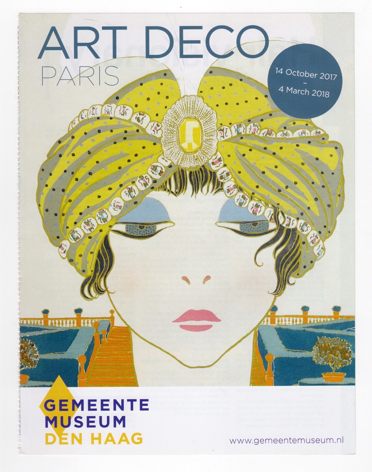 large size mag print ad GEMEENTE MUSEUM Dan Haag Art Deco Paris