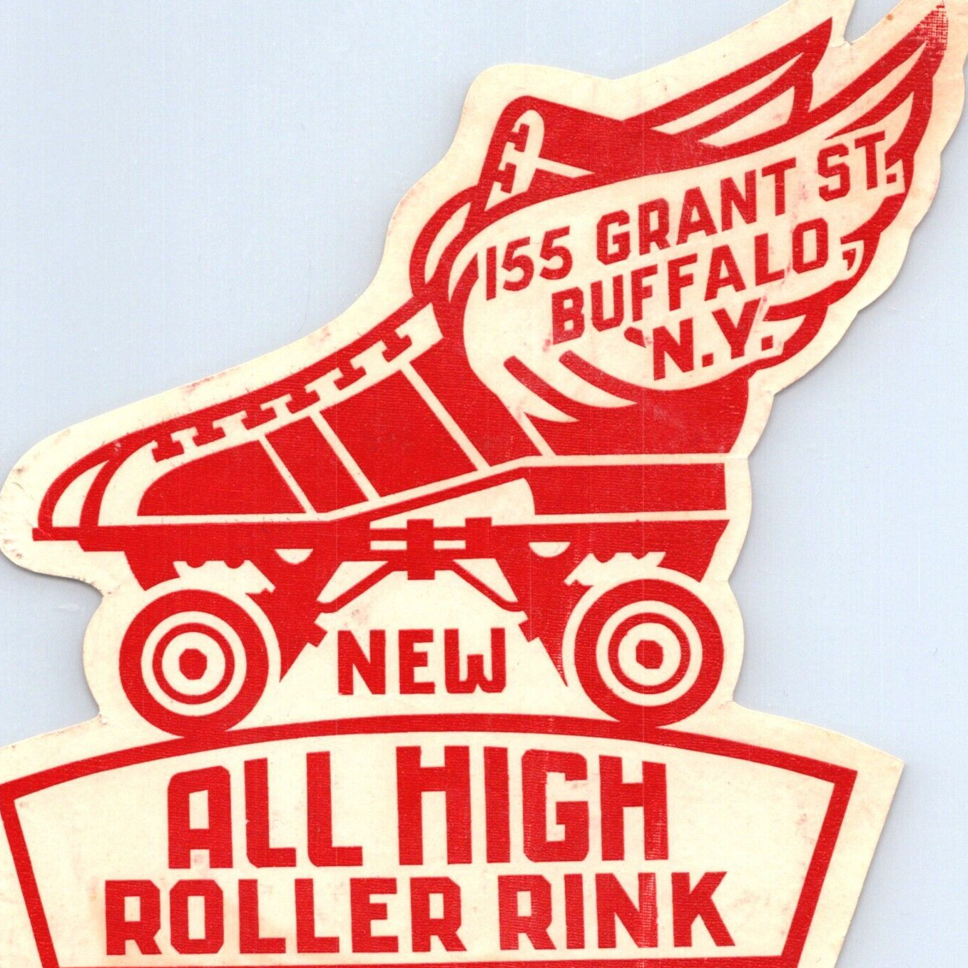 1950s All High Roller Skating Rink 155 Grant Street Buffalo Erie County New York