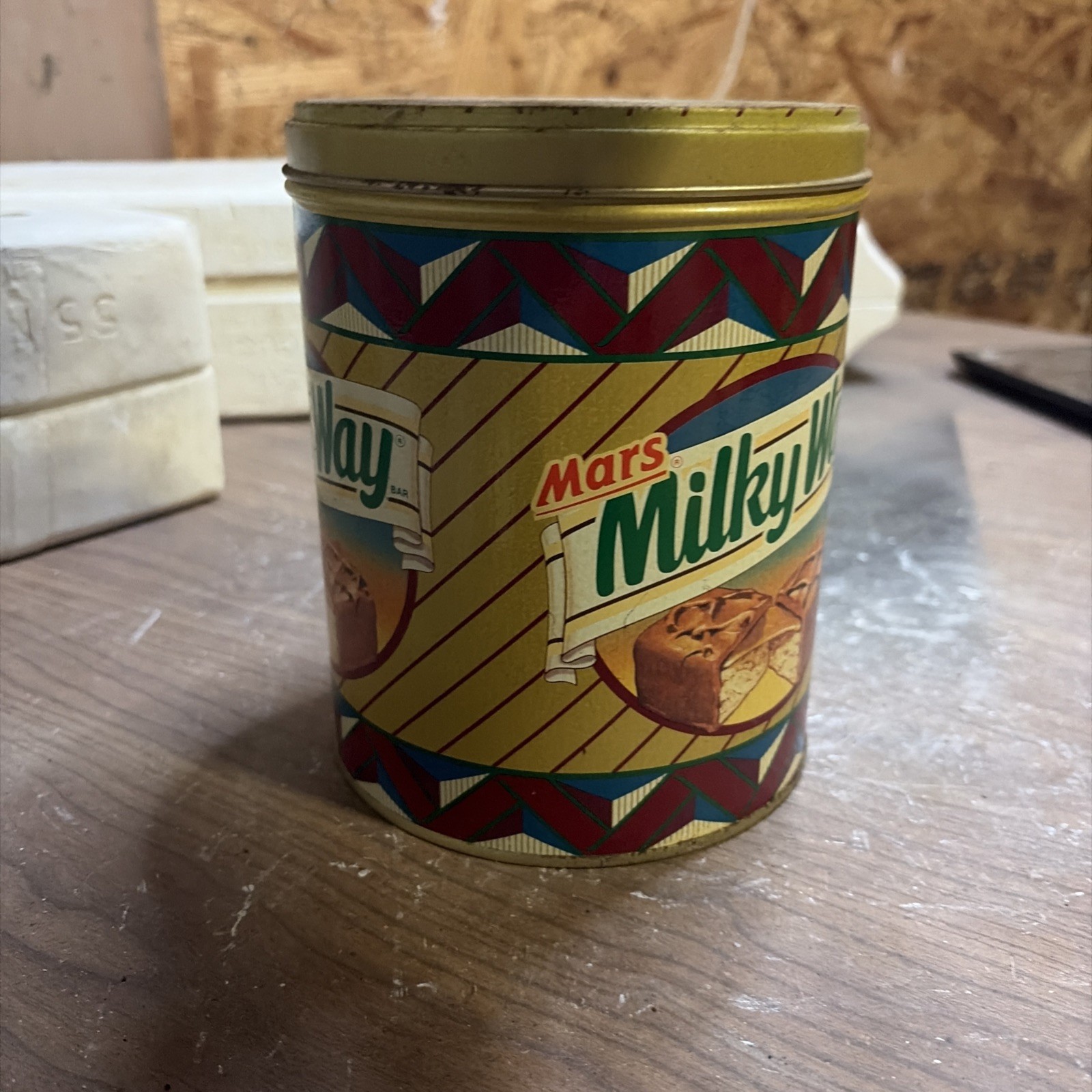 Mars Milky Way Tin Can 1990 Edition 6 1/4″ Tall