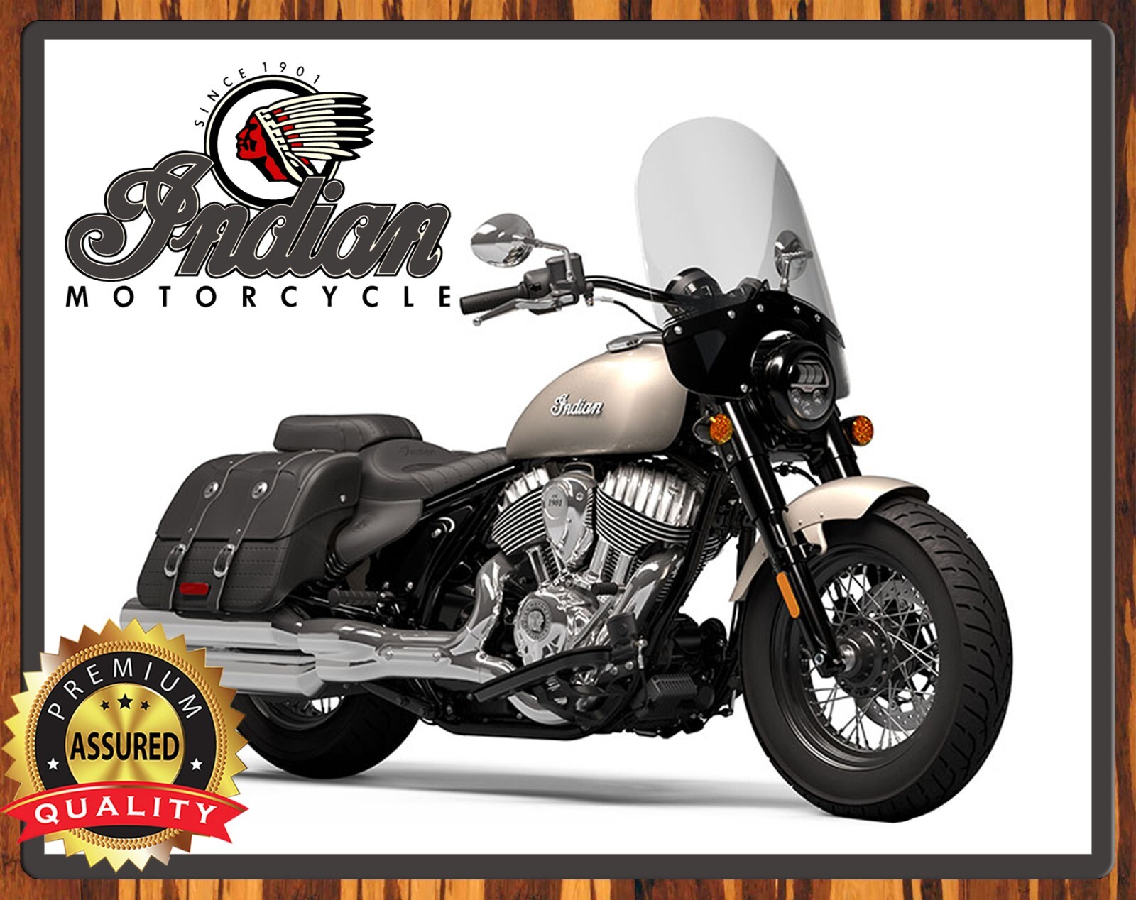 Indian Motorcycles – 2023 – Super Chief Limited Edition – Metal Sign 11 x 14