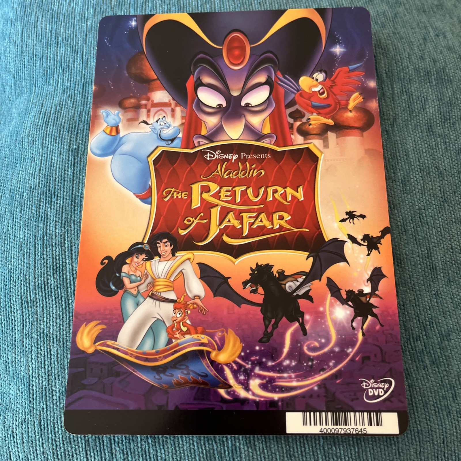 Blockbuster Movie Backer Card Mini Poster 5.5” x 8” Aladdin The Return Of Jafar