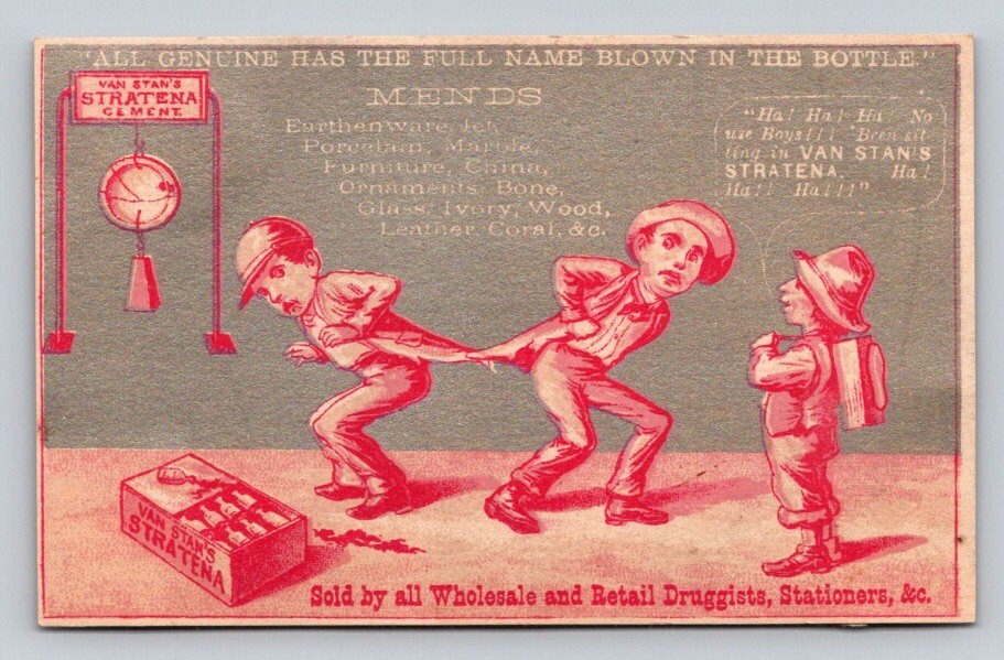 Van Stans Stratena Cement Boys Glued Together P177