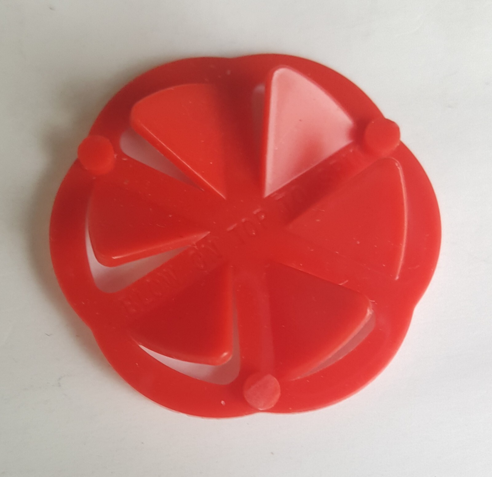 1973 Vintage Premium Cracker Jack Prize Blow on It Toy Top #17