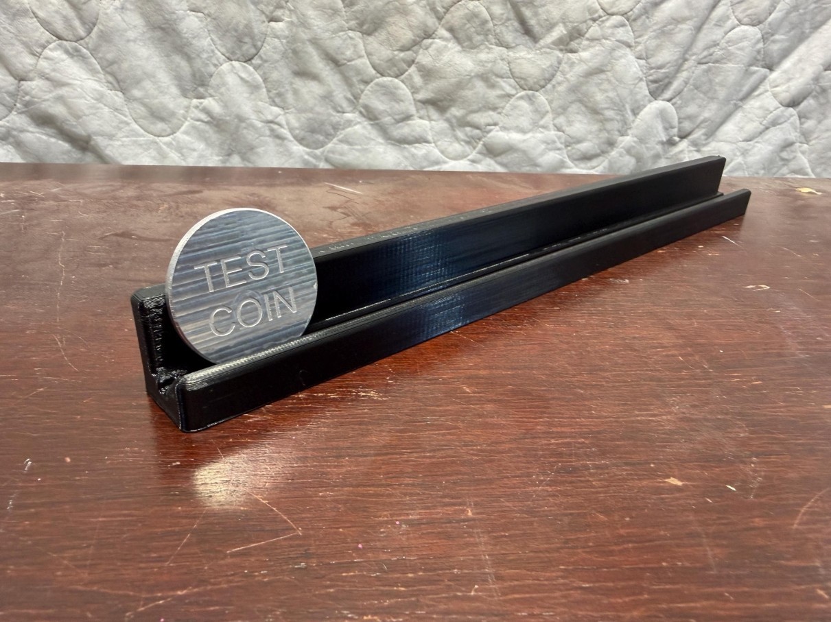 Challenge Coin Display – For Large or Small Coins – Up to 28″ Wide!