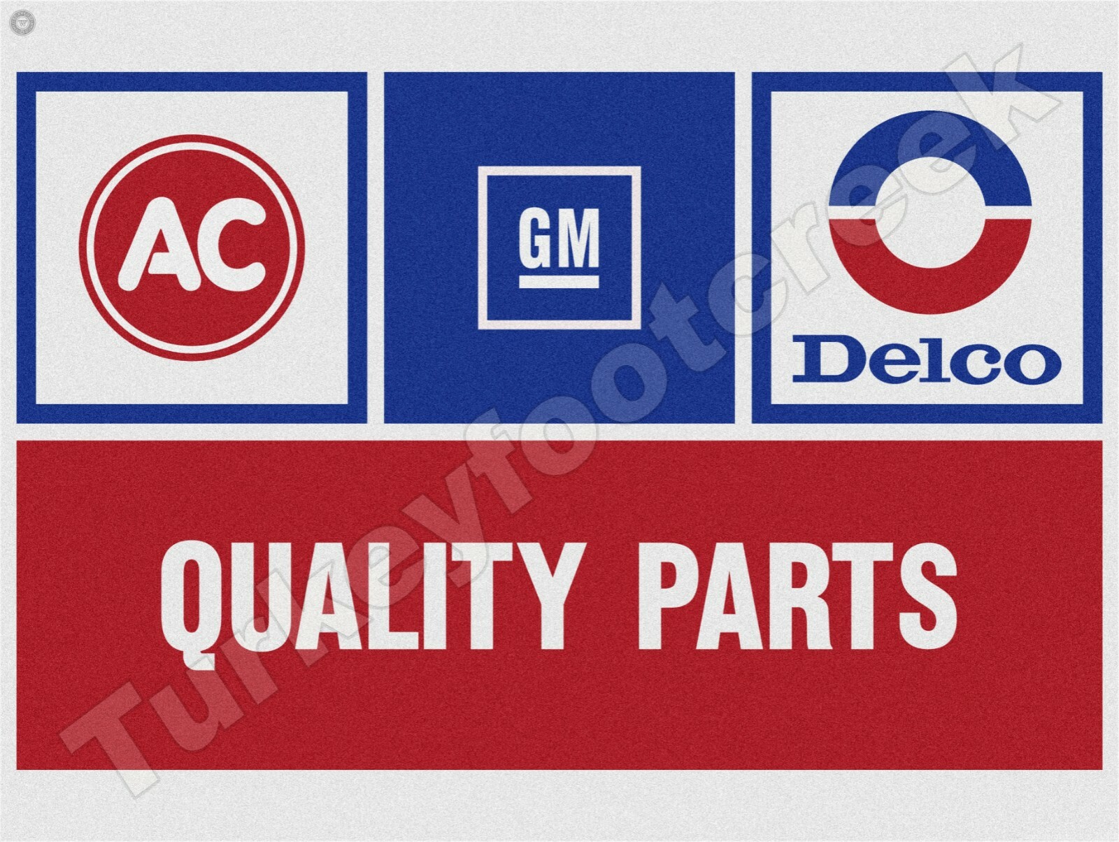 ACDelco Quality Parts 9″ x 12″ Metal Sign