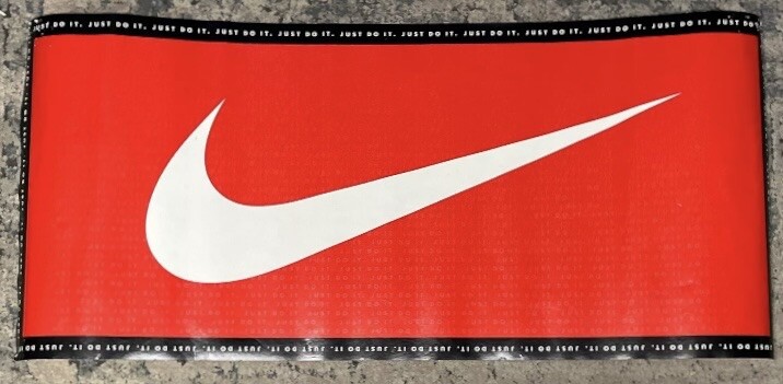 SEALED Vintage Nike RARE Swoosh Just Do It Poster Banner ‘90s Air Jordan NEW