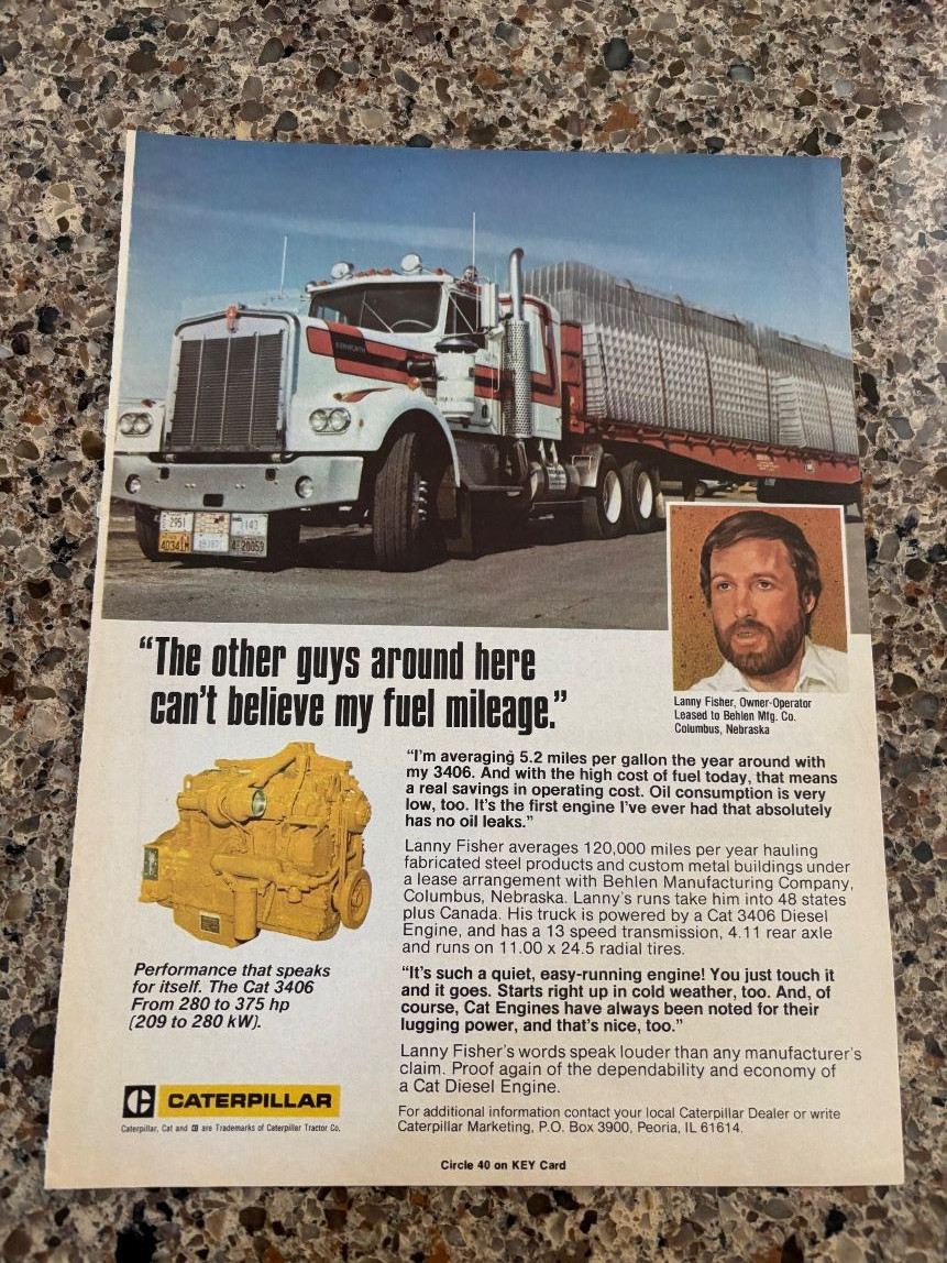 Kenworth Truck ad Brochure Advertisement Literature