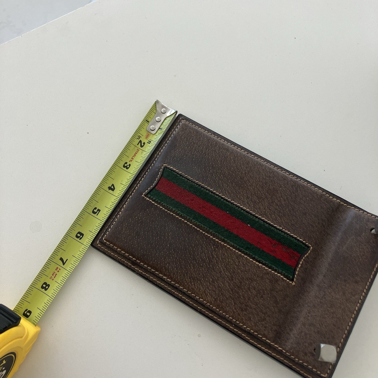 Vintage Gucci Stripe Desk Calendar Tablet 1970s Authentic made in Italy scarce