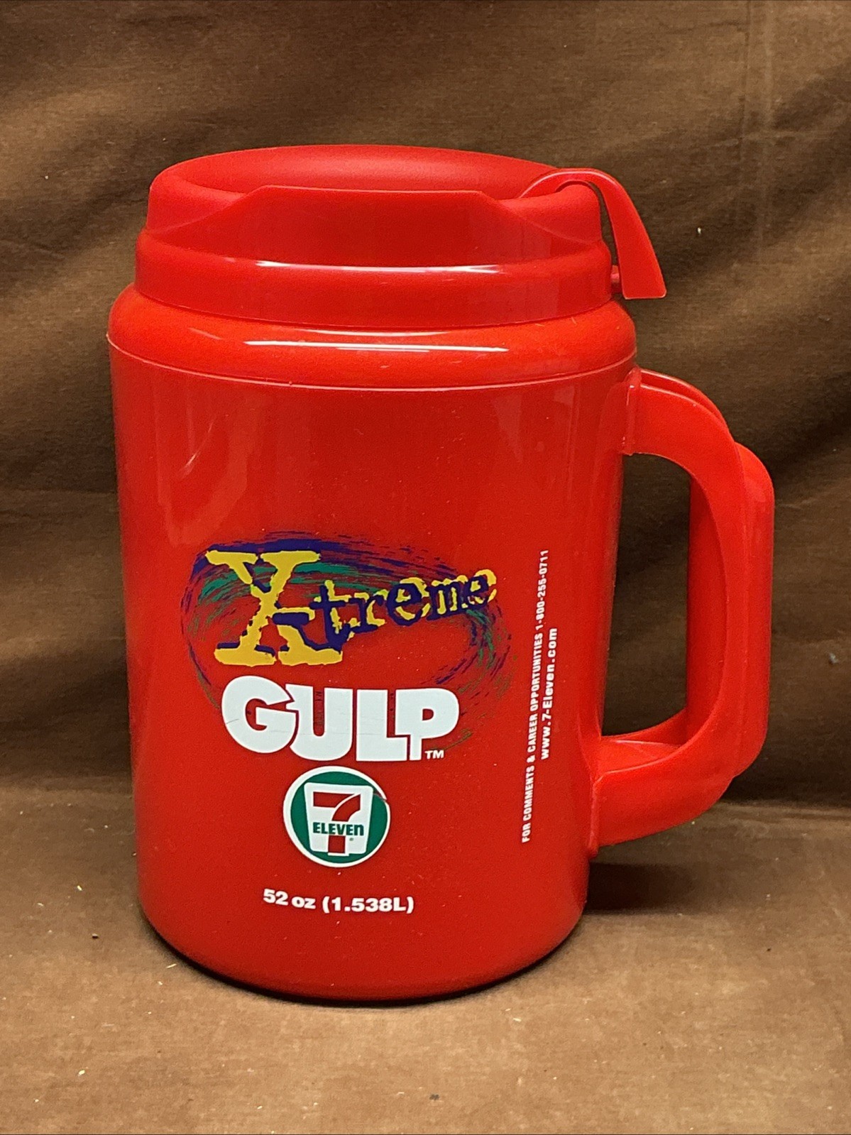 7/11 X-treme Big Gulp Super Insulated Mug 52 Oz Aladdin Red Vintage