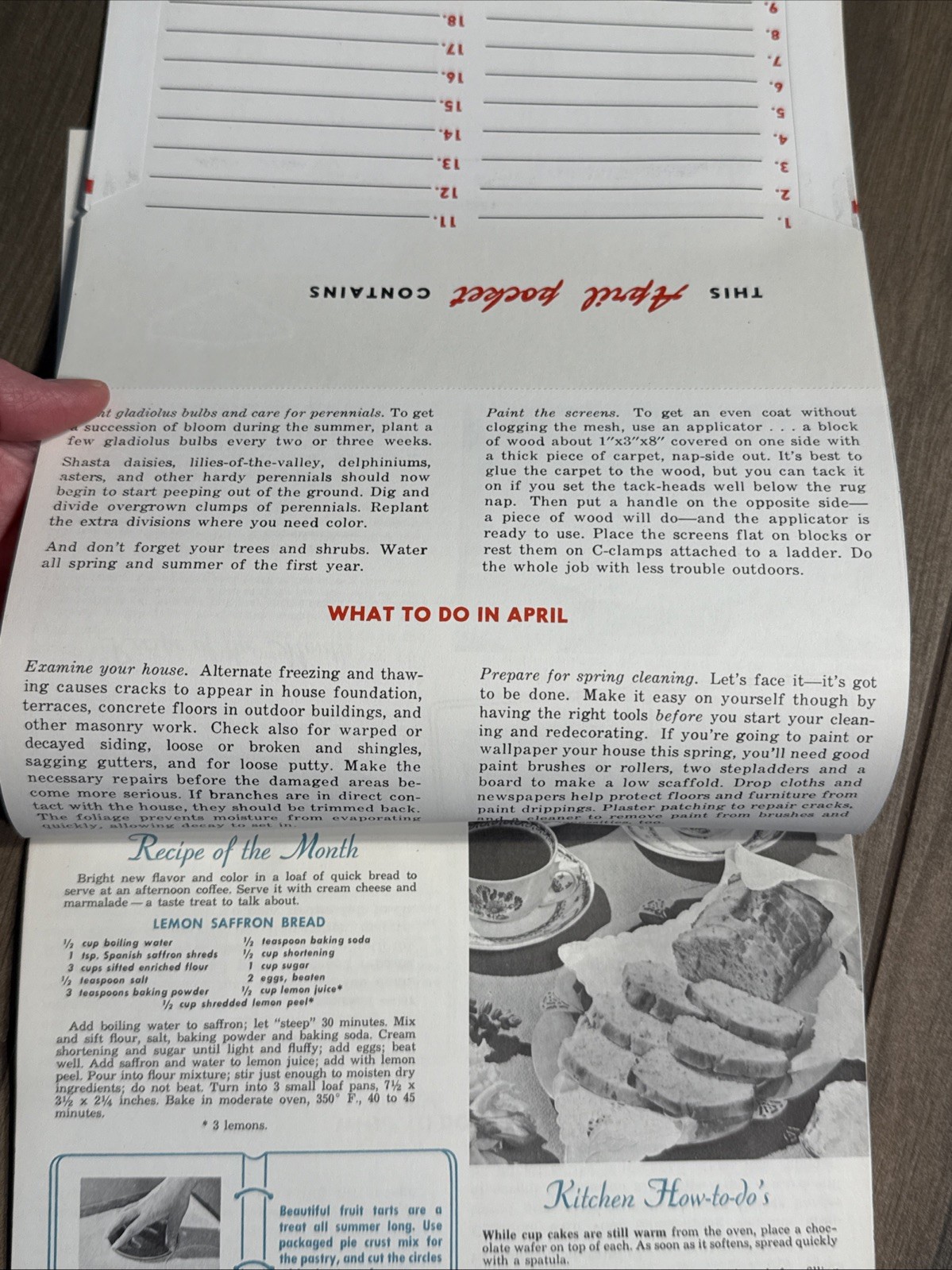 Complete Vintage 1961 Puppy Dog Wall Calendar TV Sales Advertising from Illinois
