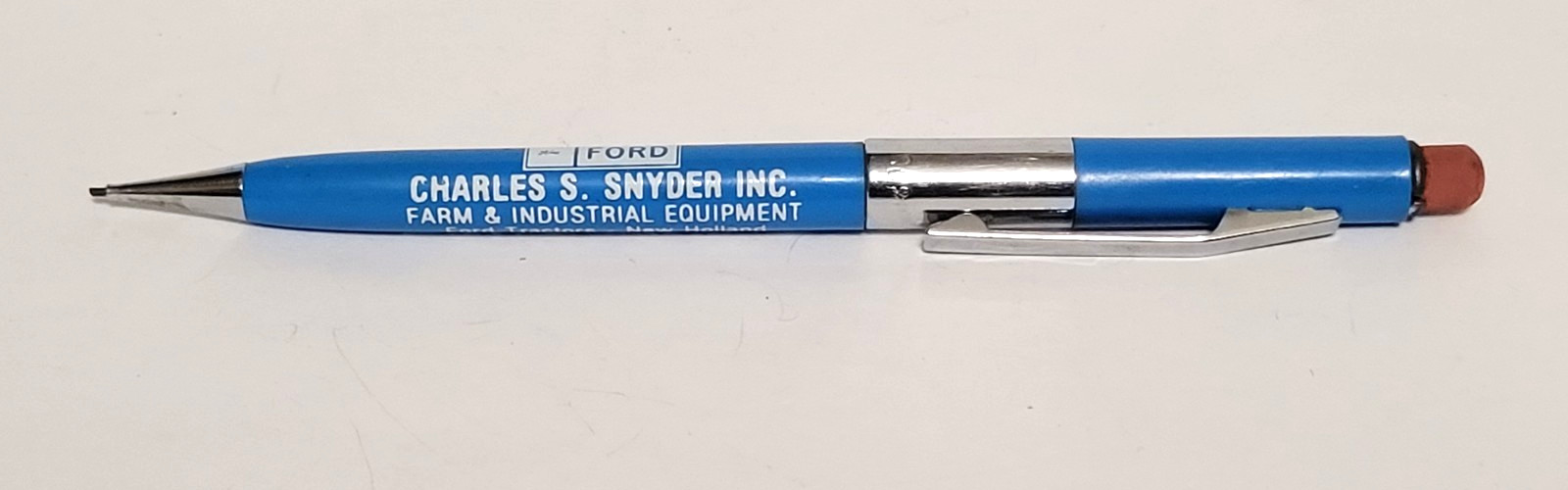 1970’s Scripto / Charles S. Snyder Tractor Tamaqua Advertising Mechanical Pencil