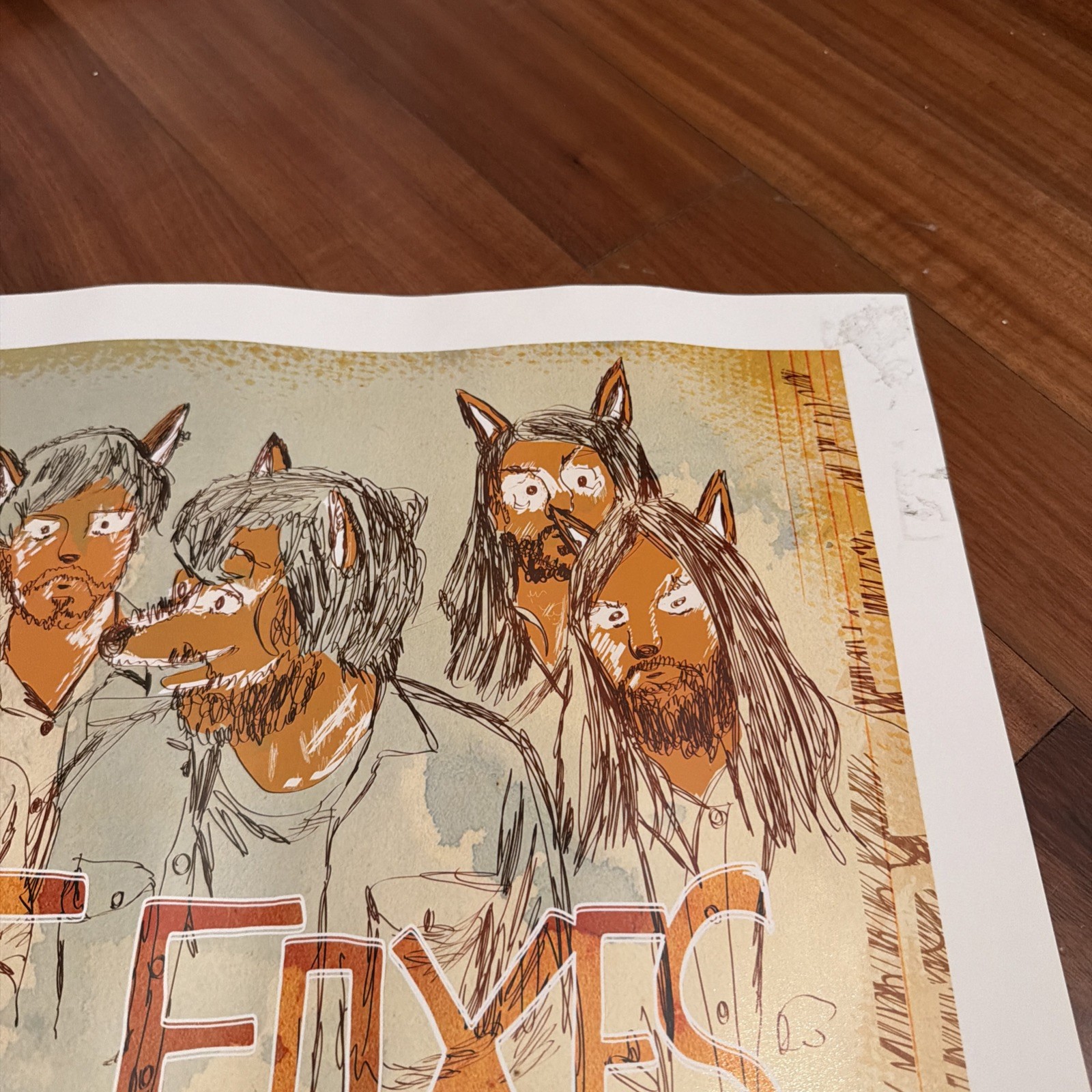 Fleet Foxes Limited Edition Band Poster Jackson #16/100 19” x 13”