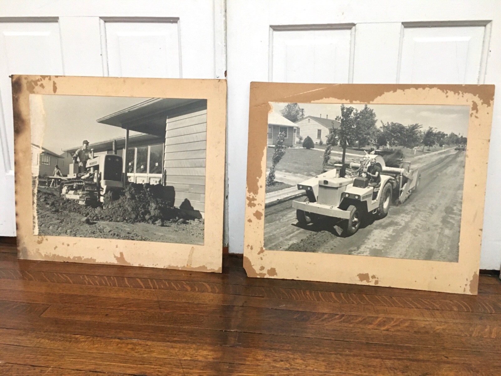 Vtg John Deere Showroom Floor Advertising Signs 1950s Tractor Machinery