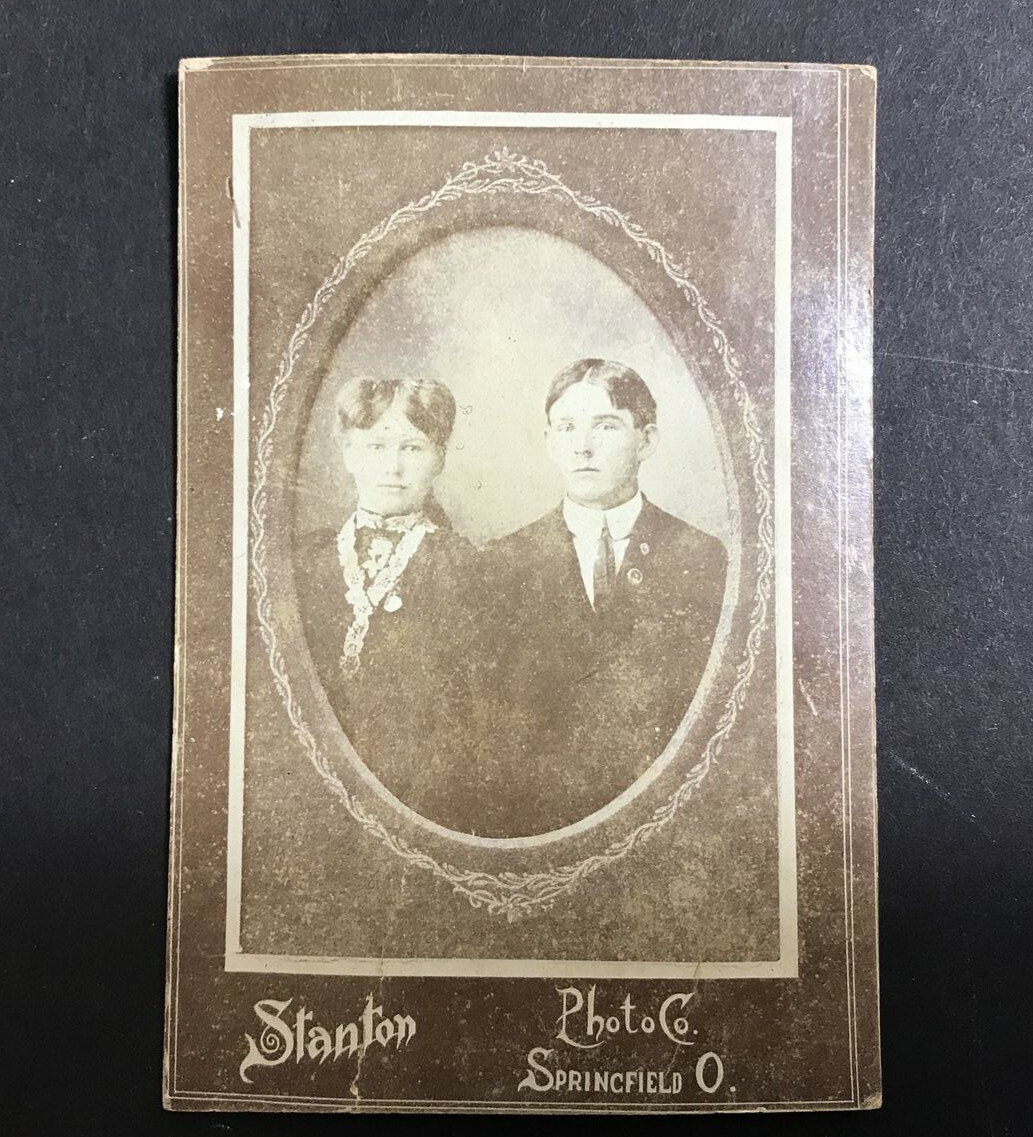 Antique Trade Card Springfield Ohio Stanton Photo Company 1880’s – 1900’s