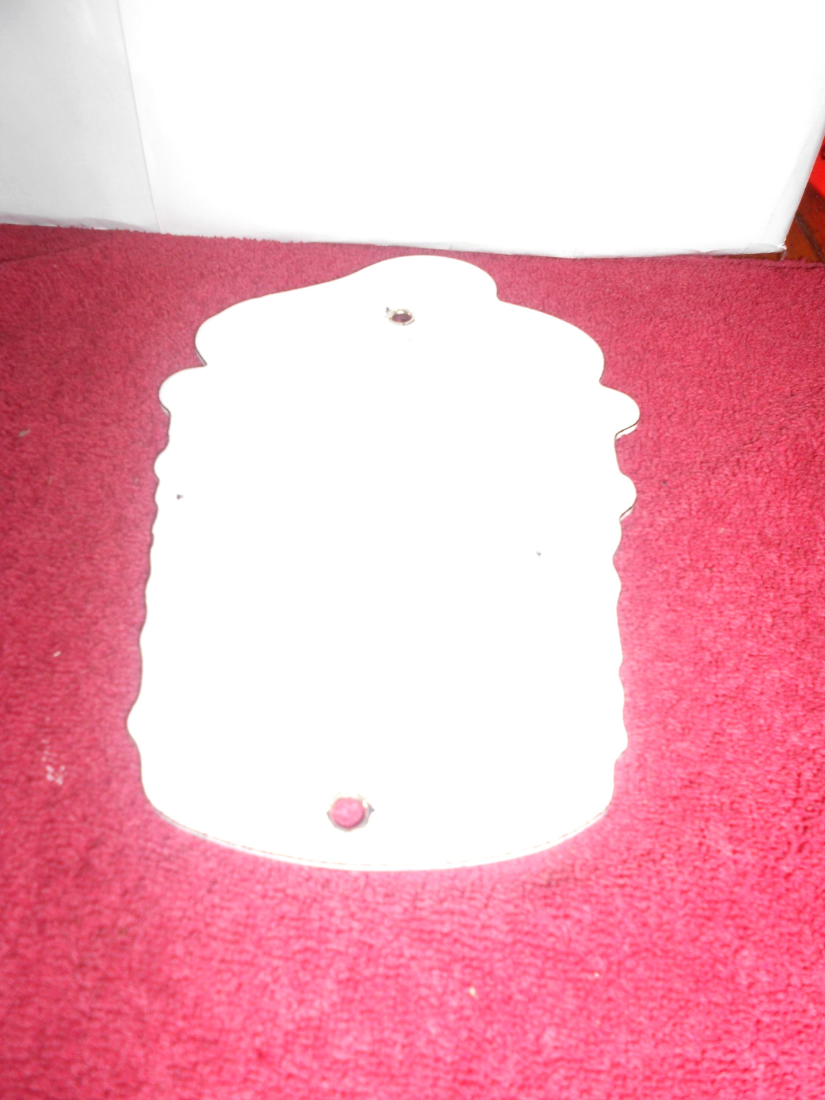5×8 in FOSTER`S FREEZE ICE CREAM CONE SIGN DIE CUT HEAVY METAL PORCELAIN # Z 520