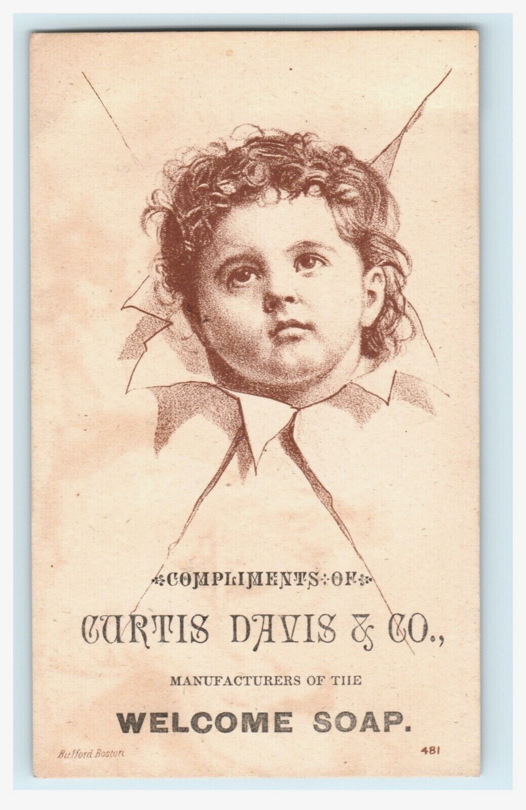Curtis Davis & Co. Welcome Soap – Young Child Portrait