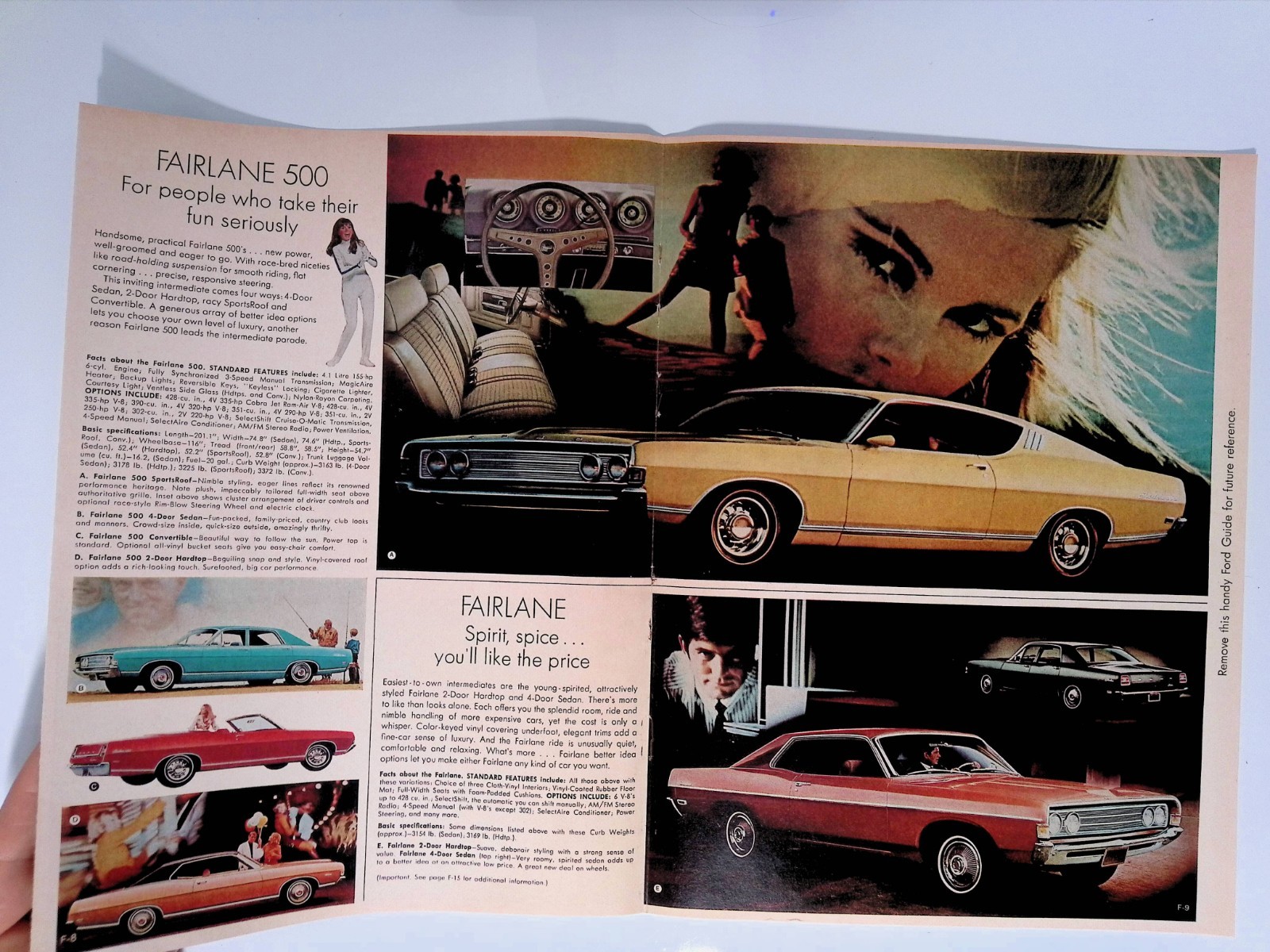 1969 Ford Guide Buyer’s Digest Thunderbird Booklet Print Ad Life Dec 27 1968