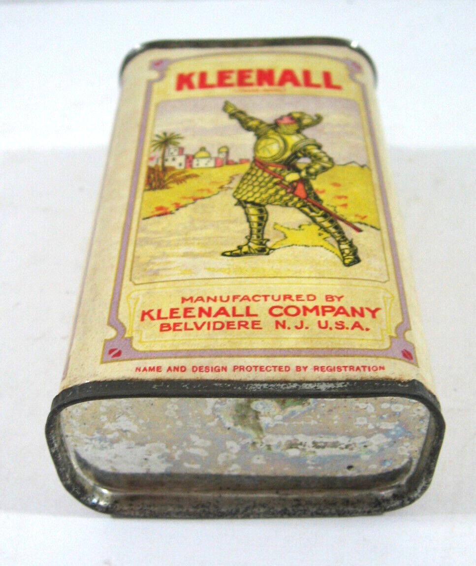 Vintage Kleenall Cleanser Shaker Tin Cleans All Toilet To Teeth Unused Old Stock