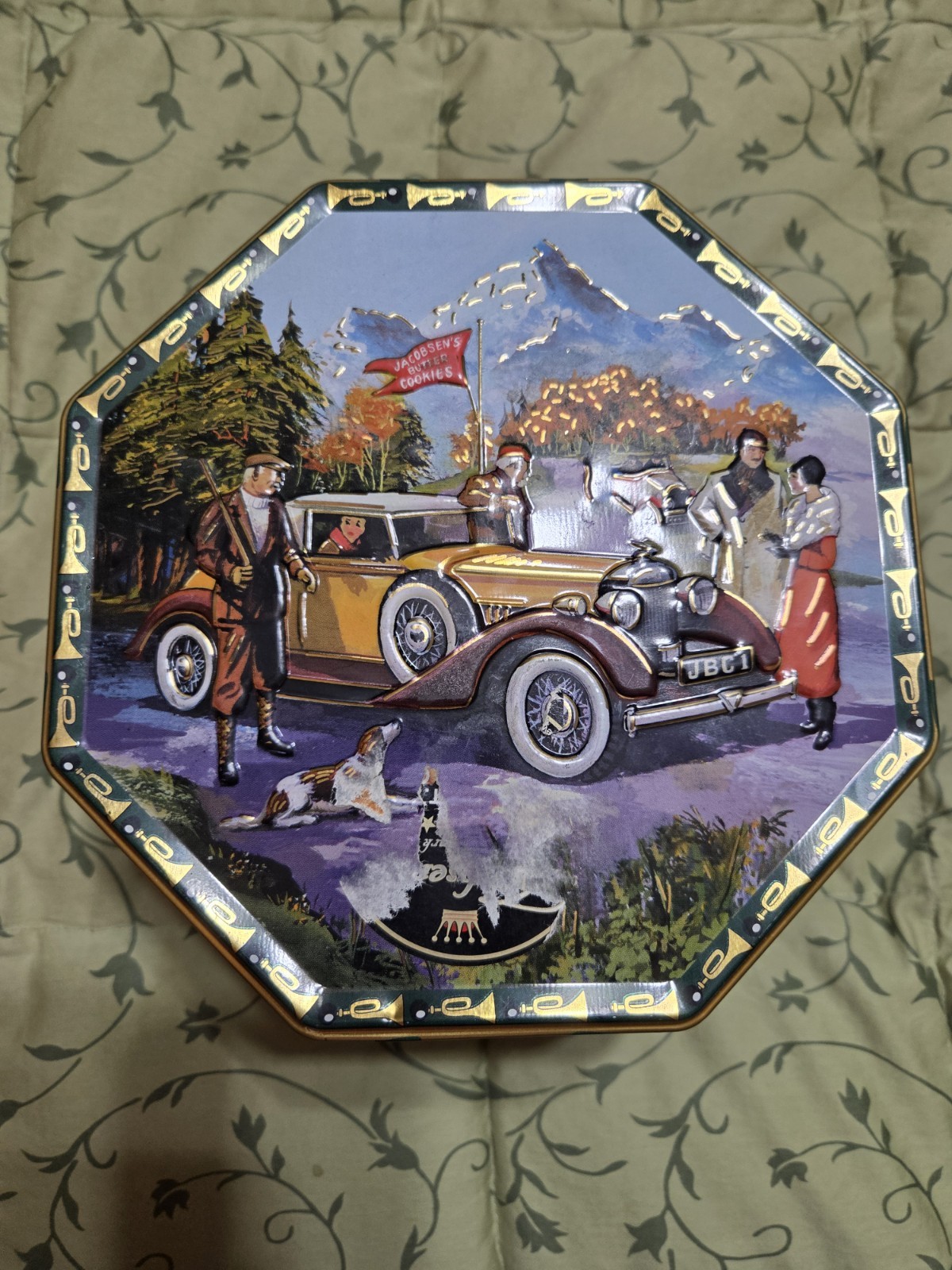 Vintage Jacobsen’s Classic Cars Collectors Tin. Empty.