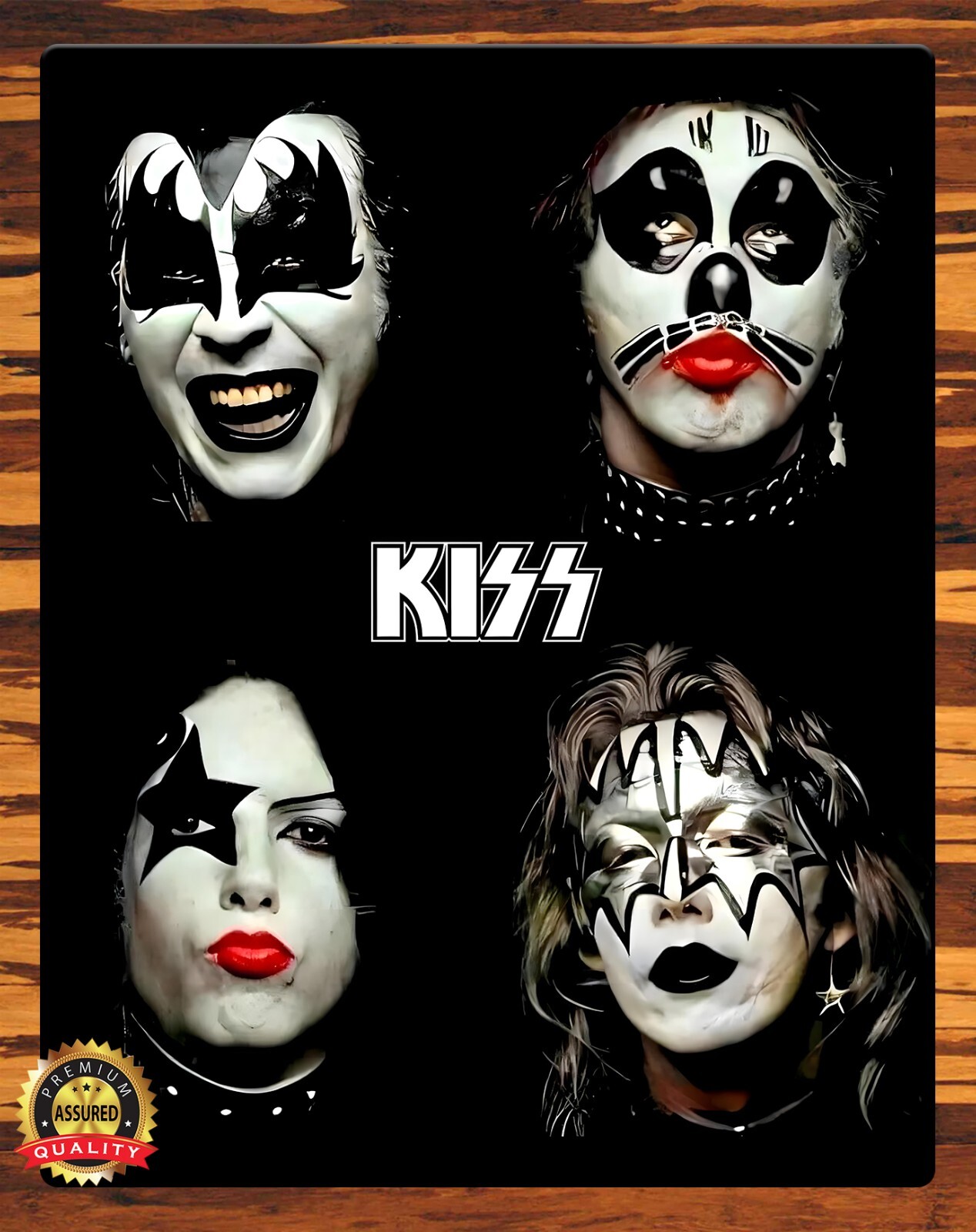 Kiss – 1974 – Metal Sign 11 x 14
