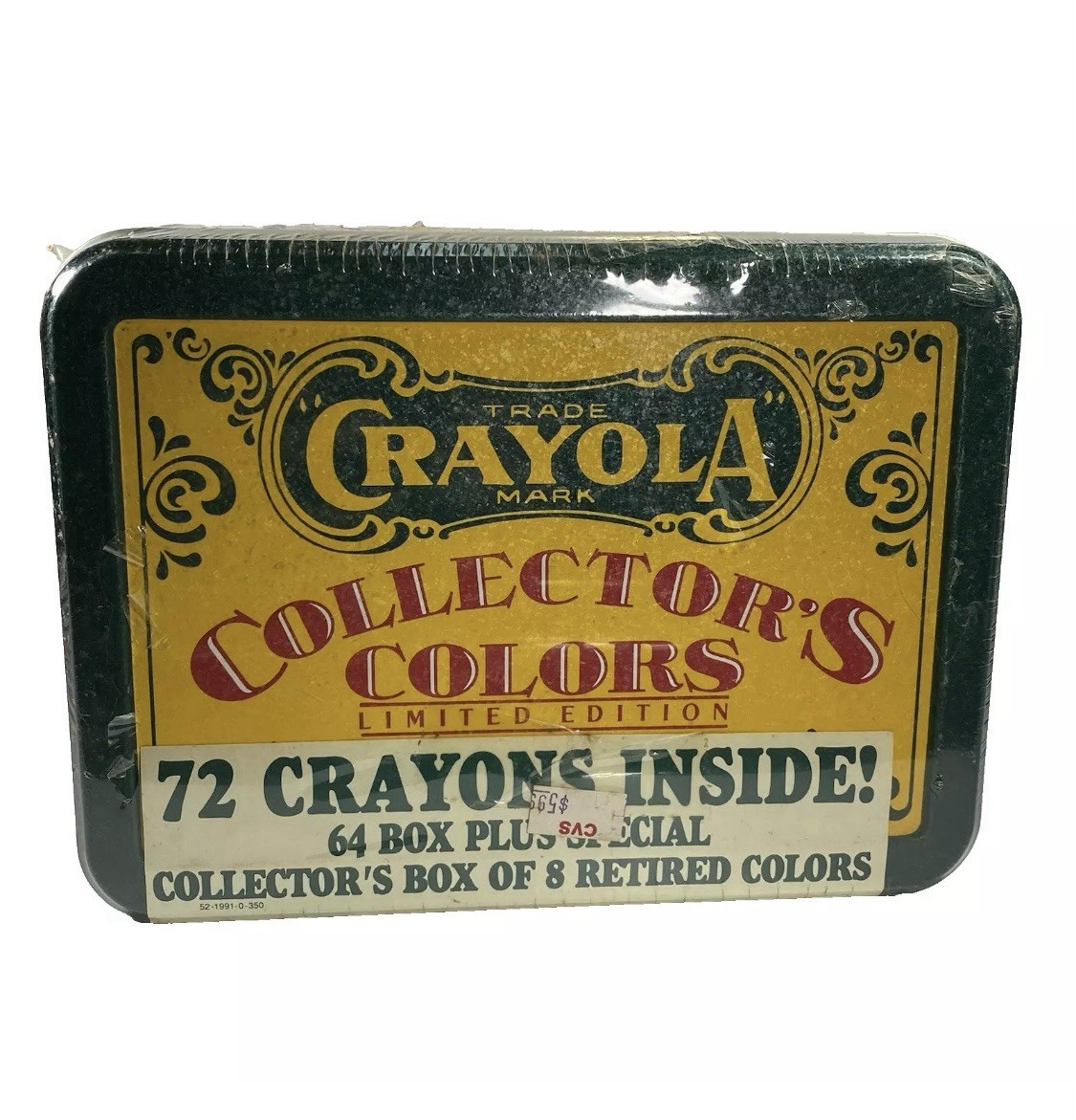 Crayola Collector’s Colors Ltd. Edition 1991 Commemorative Tin New Made in USA
