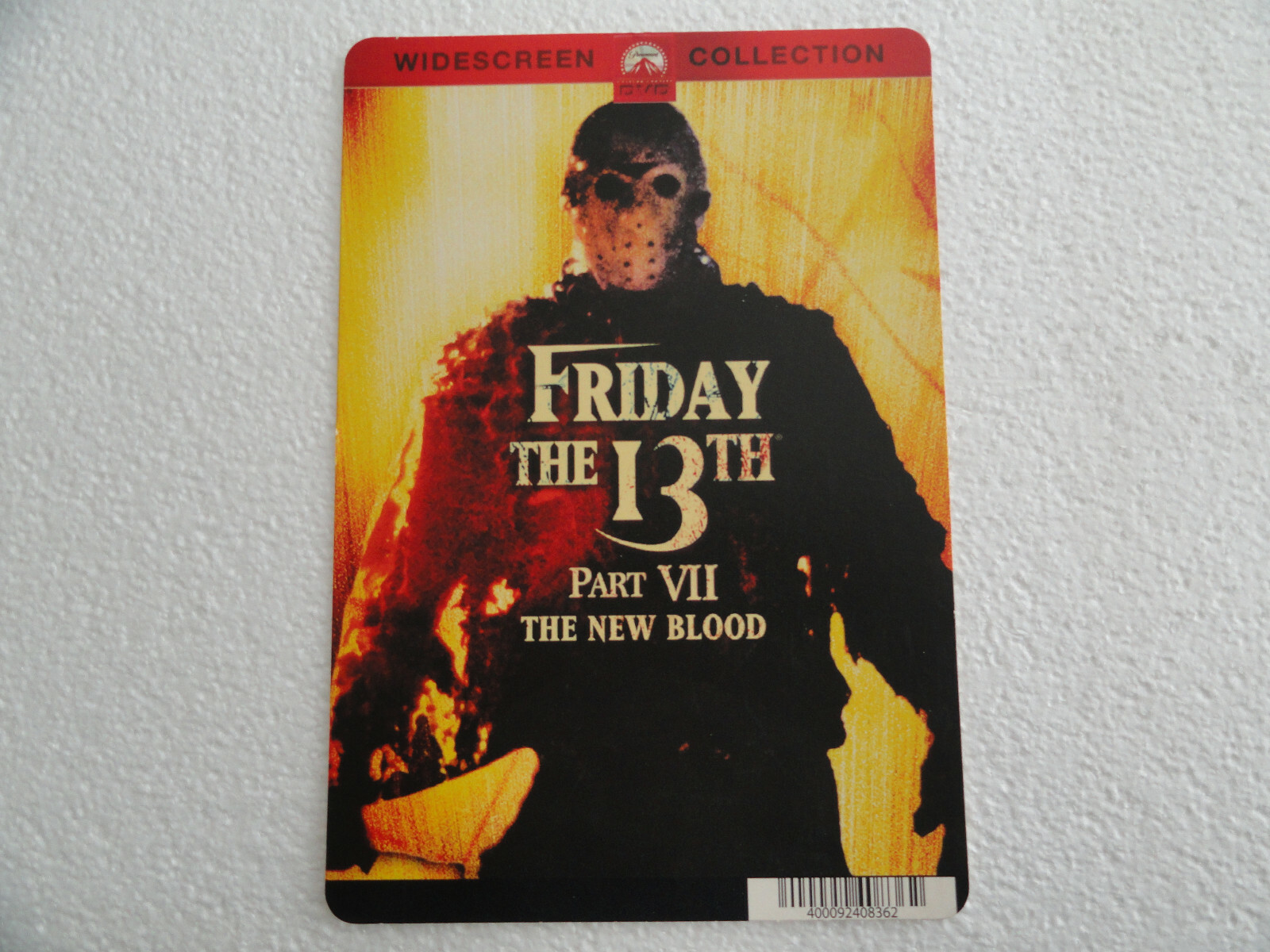 FRIDAY THE 13TH PART VII – BLOCKBUSTER VIDEO BACKER CARD 5.5″X8″ -NO MOVIE
