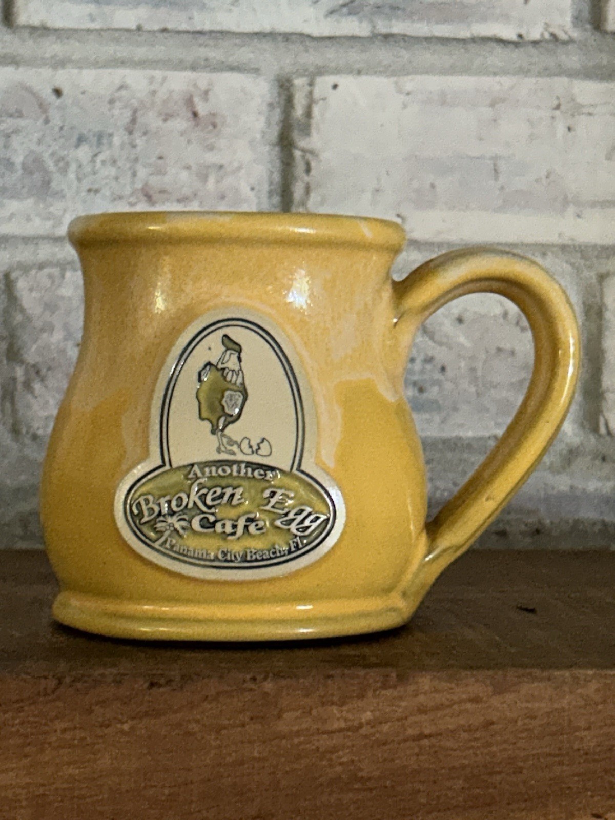 Deneen Pottery Another Broken Egg Cafe Panama City Beach, FL Coffee Mug Cup 2013