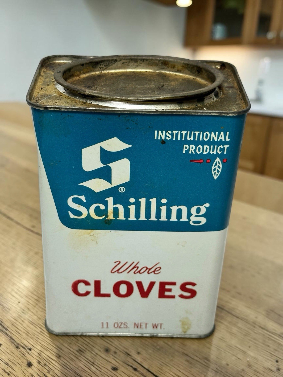 Vintage Rare Schilling Institutional Product Spice Tins 6 Lot 1970’s USA *Box#1