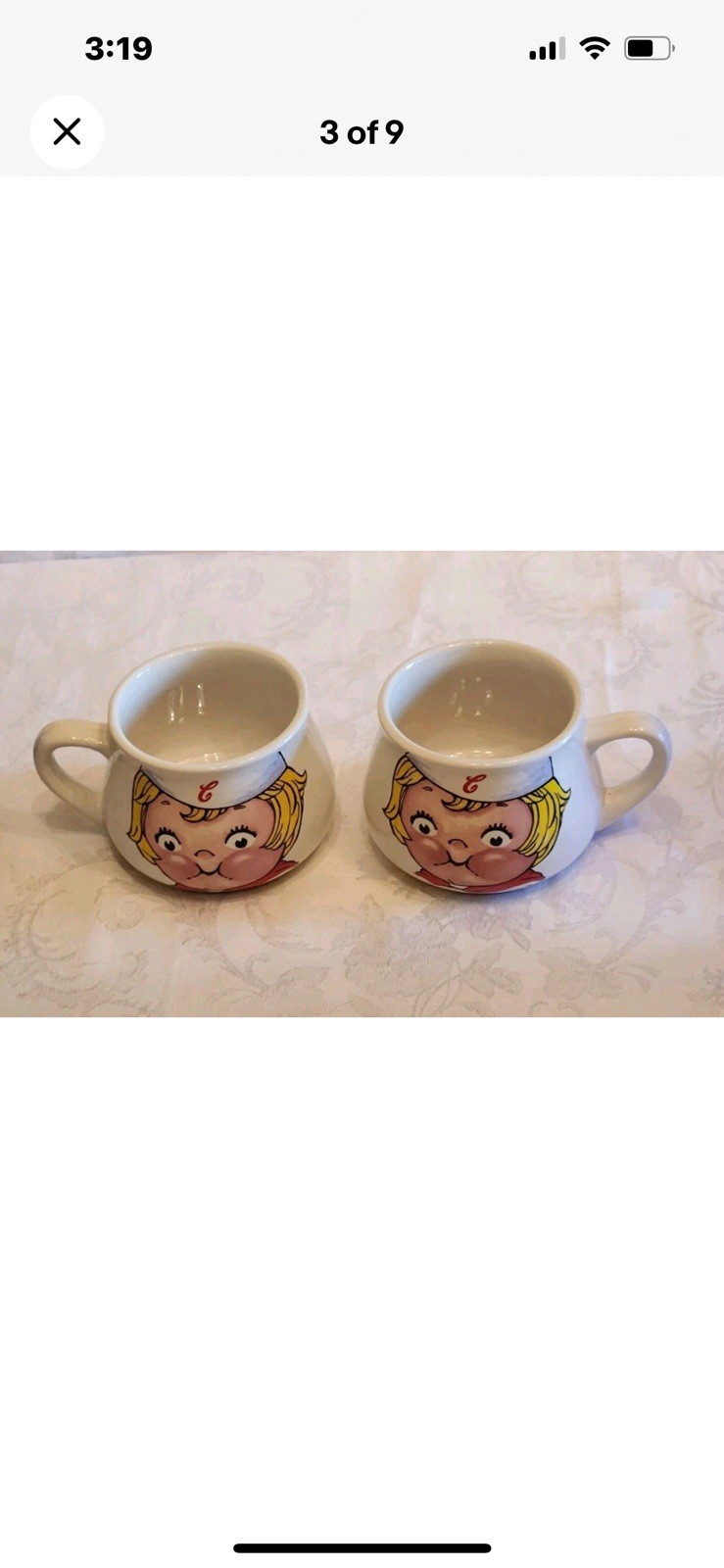 Campbell Soup company Collectible Mug Set Of 2 Vintage 1998