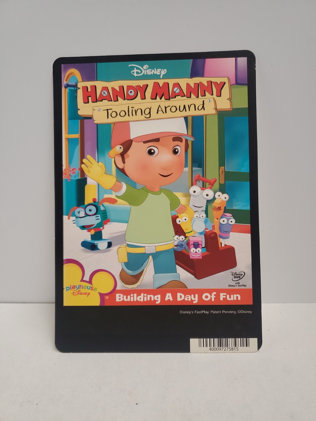 Handy Manny Tooling Around BLOCKBUSTER DVD BACKER CARD ONLY 5.5″X8″