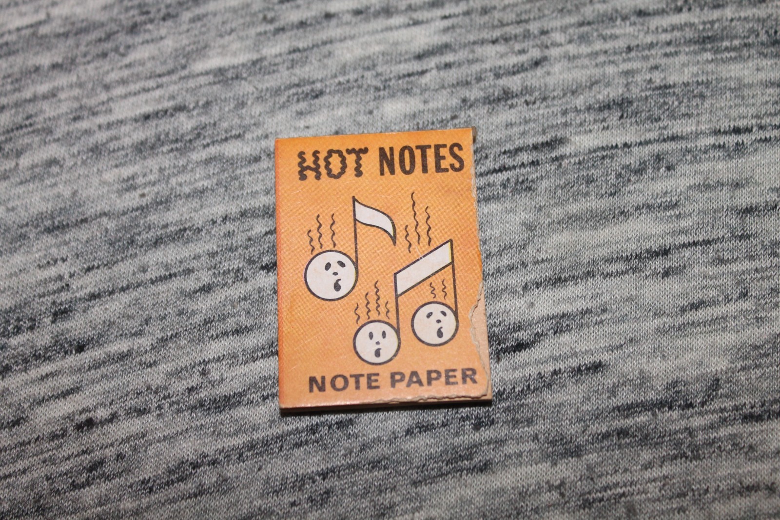 1965 Vintage Premium Cracker Jack Prize Toy Hot Notes Note Book