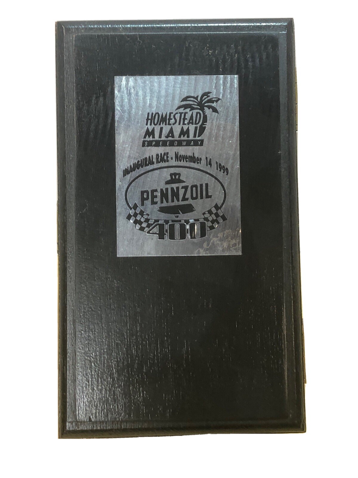 1999 HOMESTEAD MIAMI SPEEDWAY Lenox Crystal Commemorative Glass Only 2200 Made