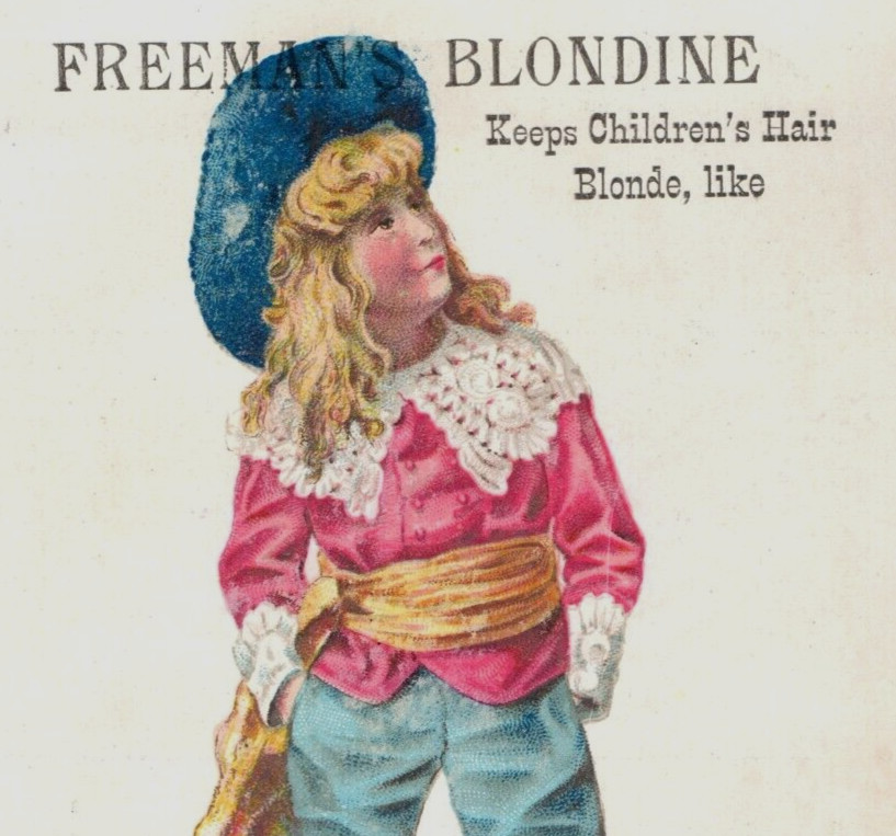 1880s Freeman’s Blondine Little Lord Fauntleroy Geo. E. Good Salem OR #3 F190