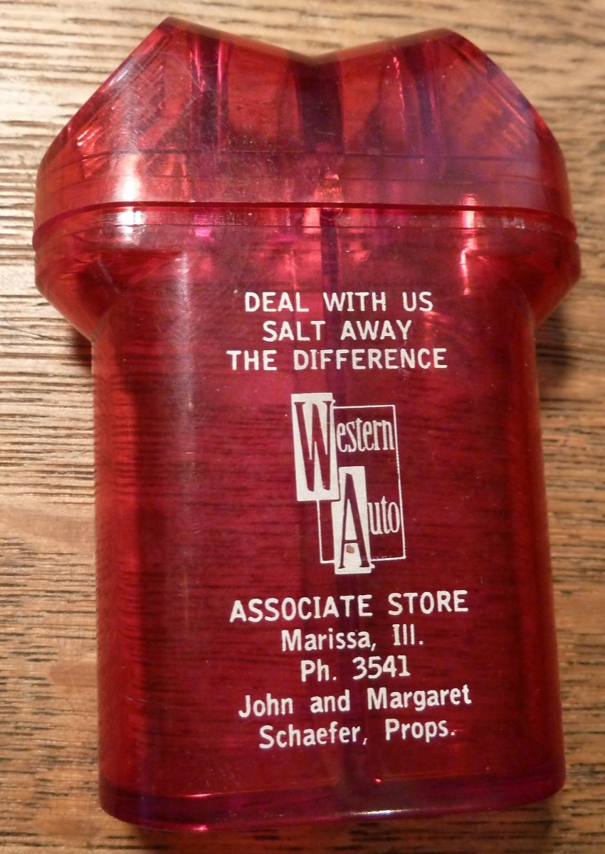 Western Auto Store Marissa ILL John Schaefer Advertisement S & P Shaker Ph 3541