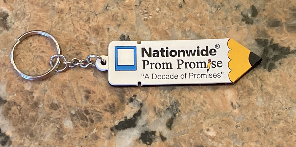 Nationwide “A Decade Of Promises” Advertising Key Chain 3in.