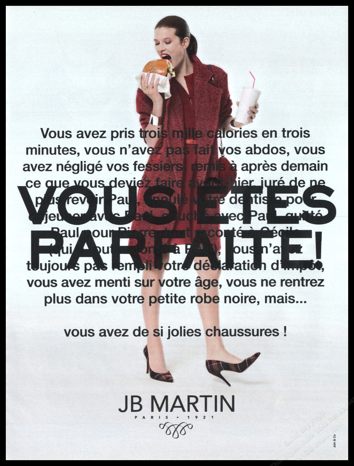 High Heels JB Martin Magazine Print Ad Women Fashion Long Legs shoes 2011 -1pg