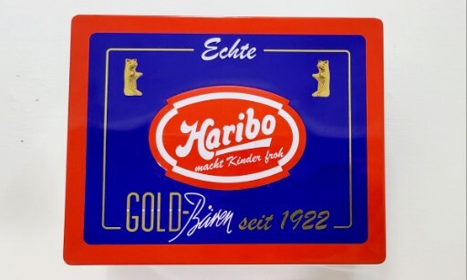 Haribo Golden Bear Metal Collectors Commemorative Tin Box Germany – RARE