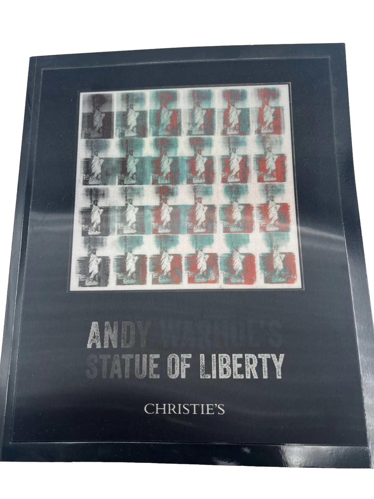 Christie’s Andy Warhol Art Statue Of Liberty Catalog In 3-D + Glasses Book 2012