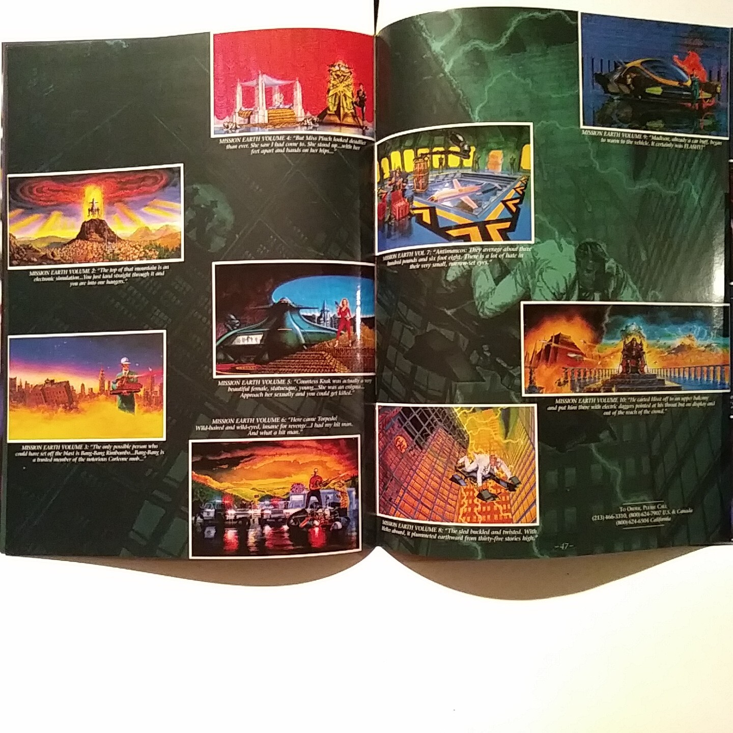 FRAZETTA COLLECTION in L. RON HUBBARD MASTERPIECE EDS. Full-Color Catalog, MINT