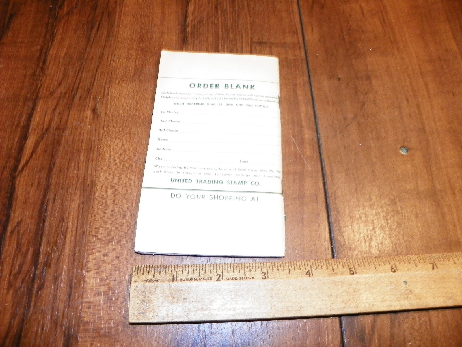 1955 UNITED TRADING STAMPS Premium Redemption Book; Grocery Trading Stamps