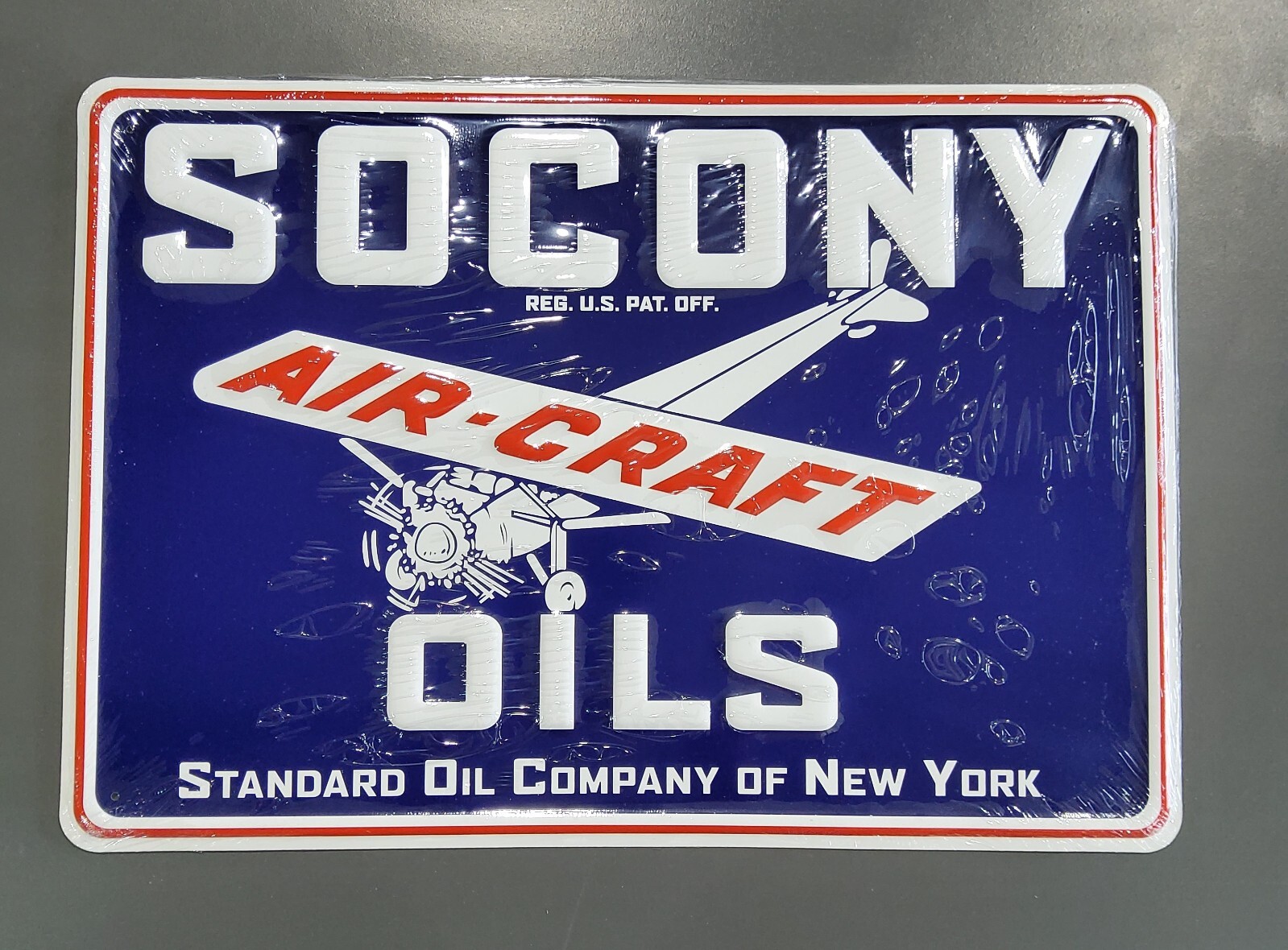 Socony Aircraft Oils Vintage Style Metal Sign