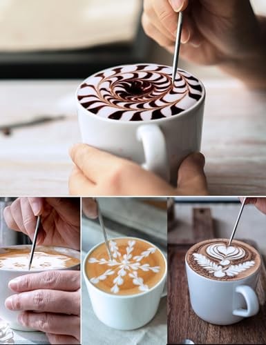 Adorever 12oz Stainless Steel Milk Frothing Pitcher, Cappuccino Espresso