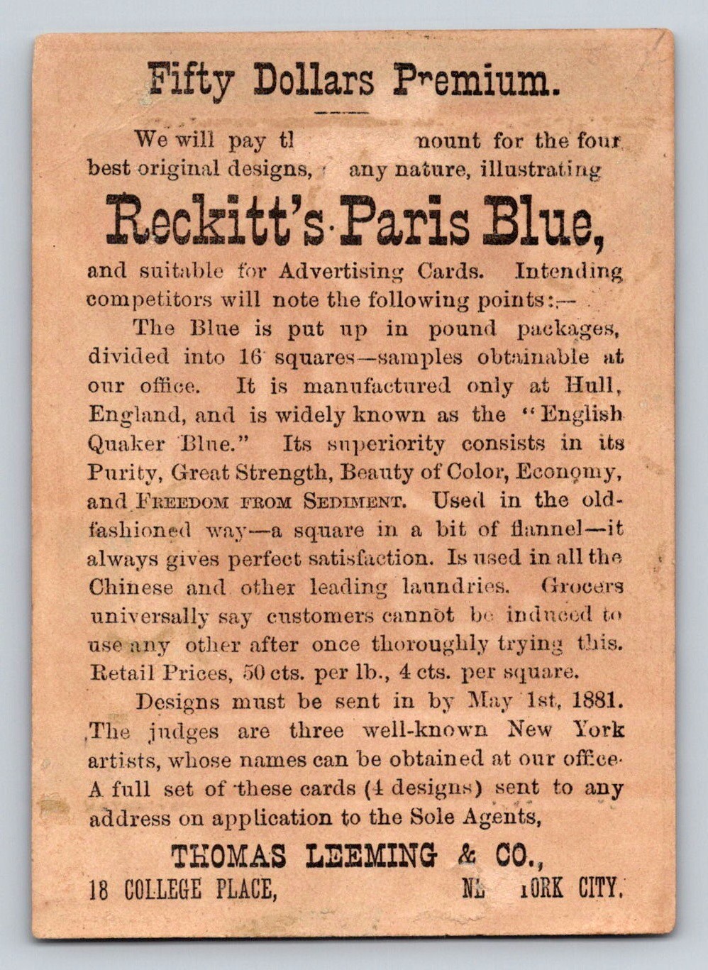 Reckitts Paris Blue Boy Flies Kite With Puppy Dog Thomas Leeming NYC P268