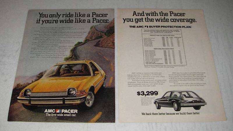 1975 AMC Pacer Ad – You Only Ride Like if You’re Wide