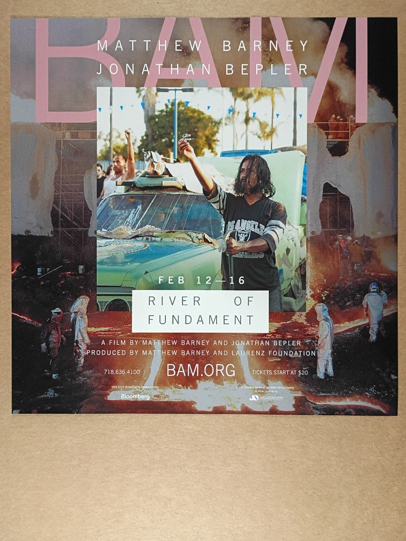 2014 Matthew Barney Jonathan Bepler River of Fundament Film BAM print Ad