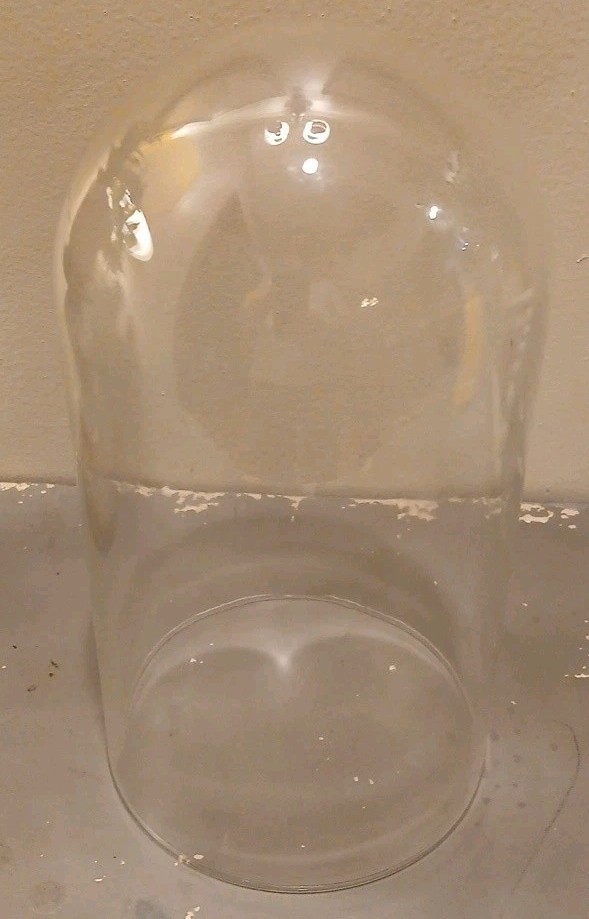 Clock, Doll or Display Glass Dome 5.5″ x 10.25″ (Dome only)