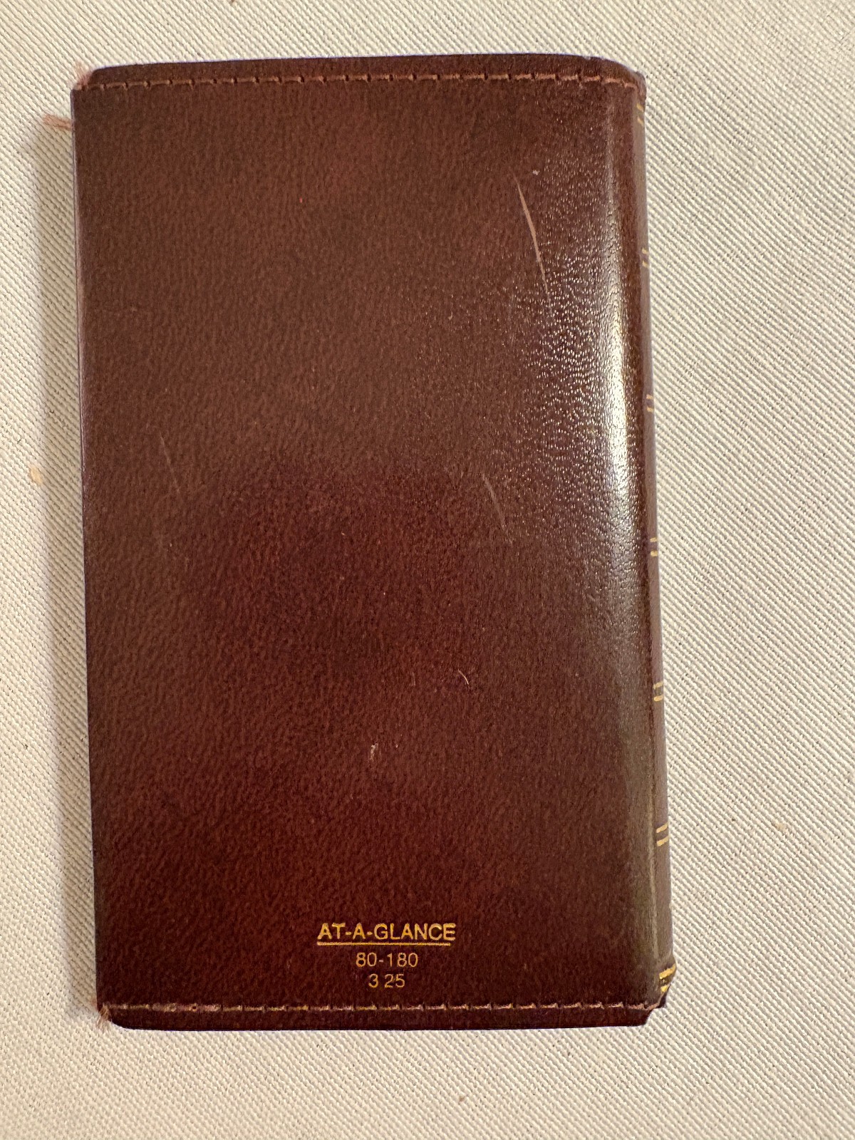 Vtg Lot: Gas station DESK CALENDAR 1965 & Bates METAL ADDRESS FLIP FINDER