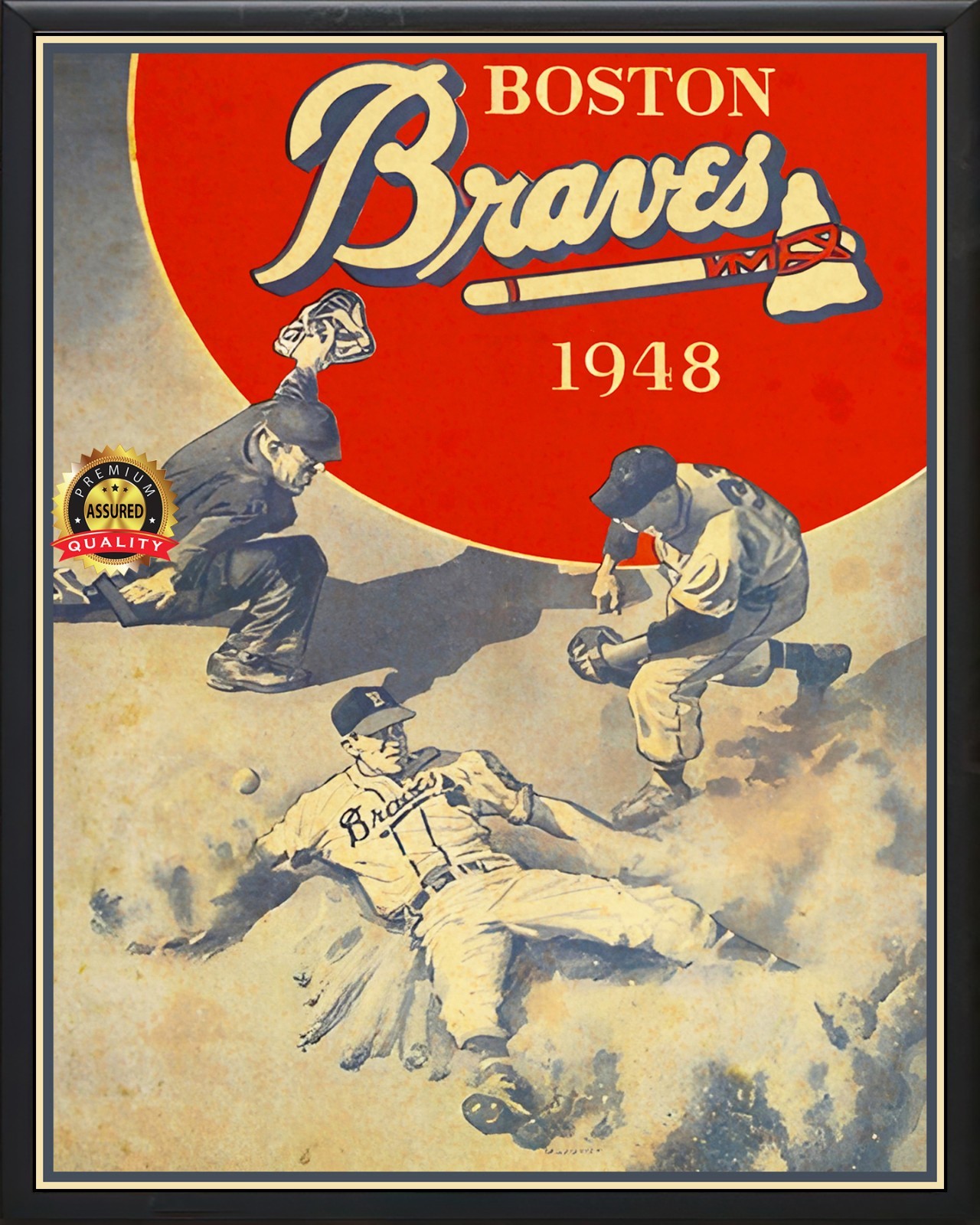 1948 Boston Braves – Vintage – Metal Sign 11 x 14