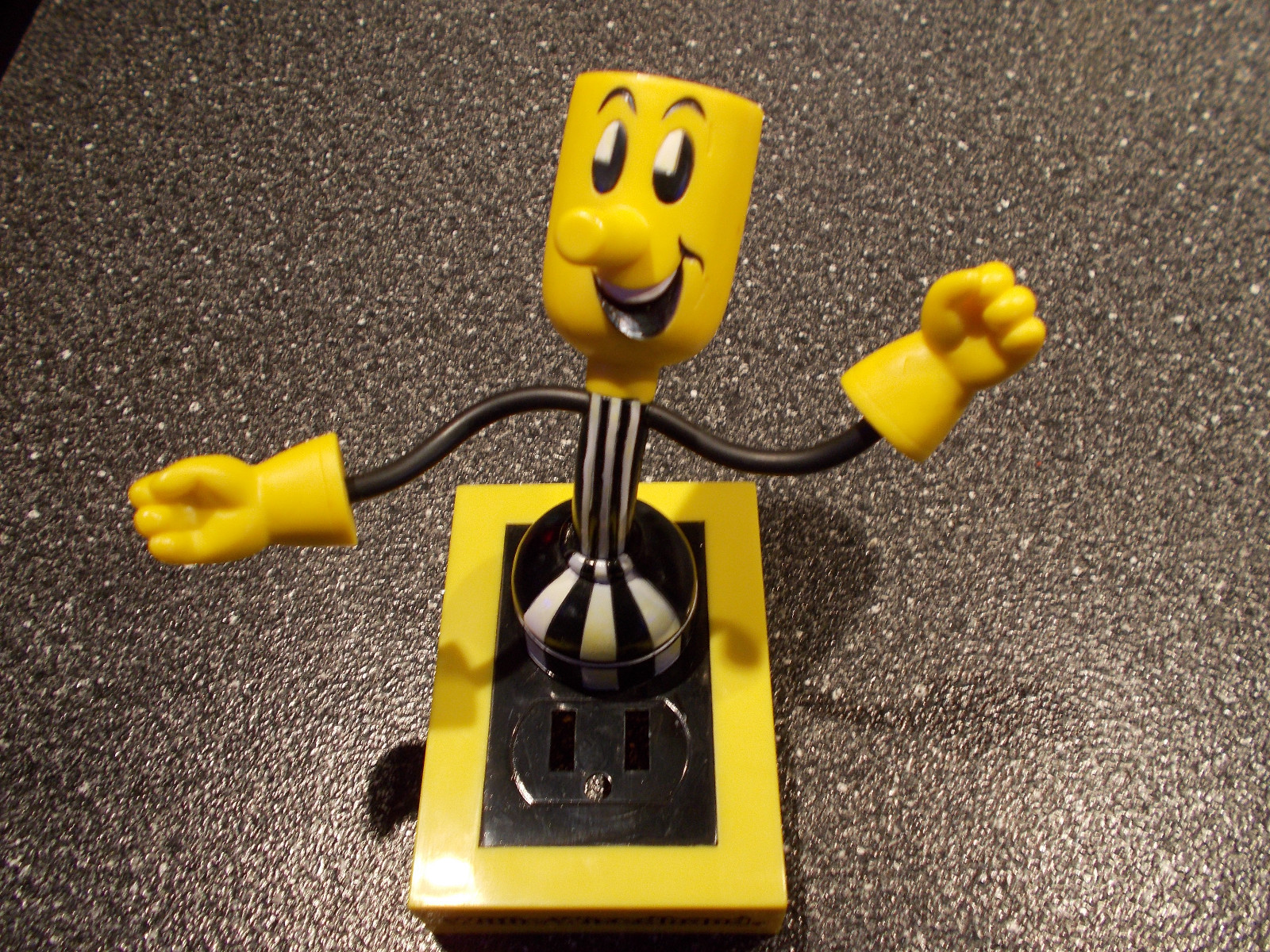 Reddy Kilowatt Electric Utility WILLIE WIREDHAND – WIREHAND BENDABLE PLUG MAN!