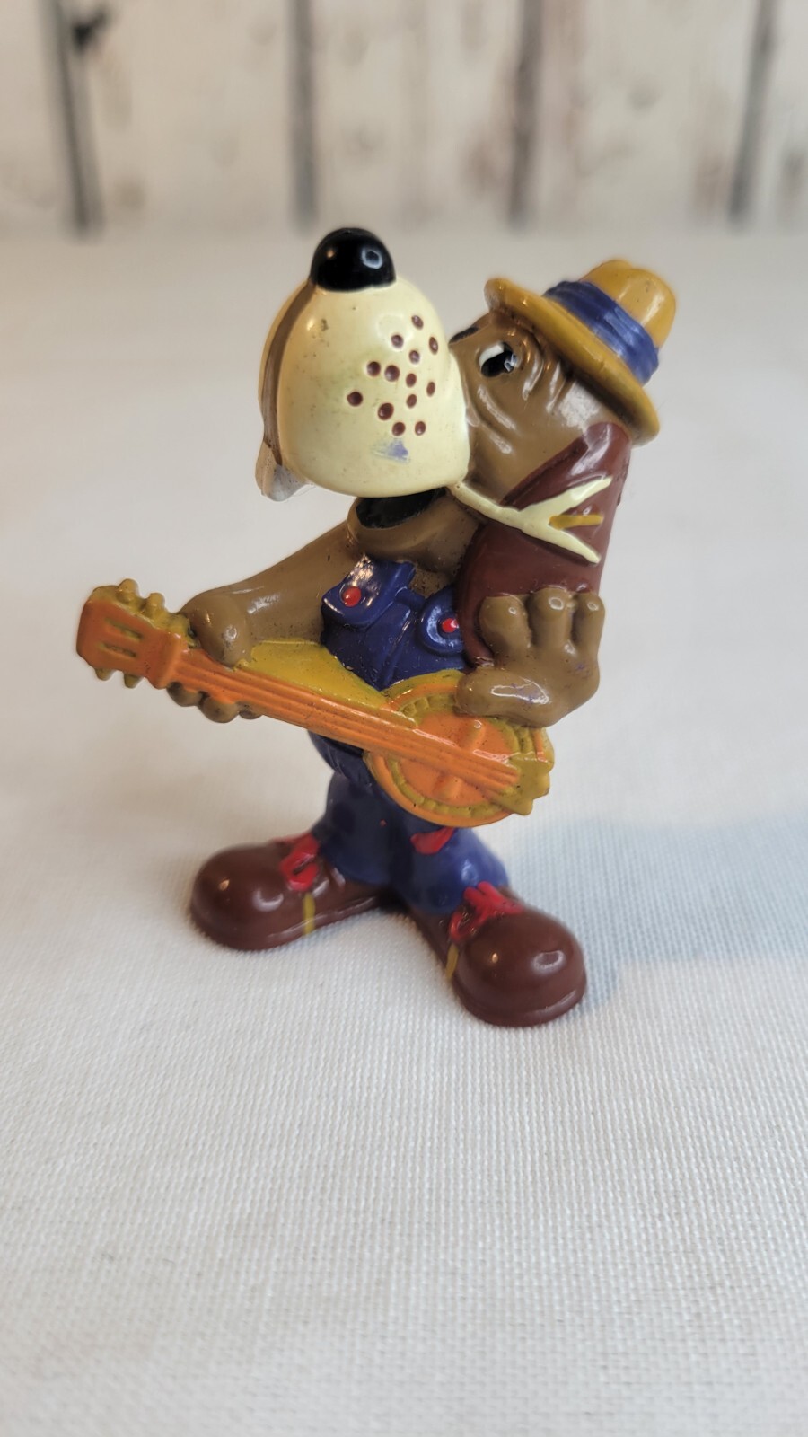 JASPER JOWLS Figure PVC 1983 CHUCK E CHEESE Showbiz Pizza & Football 86′ Chuck E